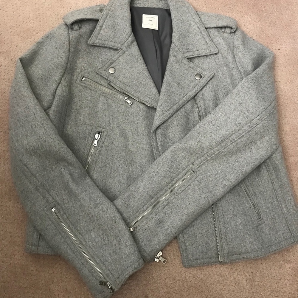 GAP gray wool short coat